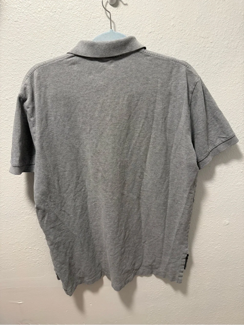 Polo Ralph Lauren Men's The Iconic Polo Heather Grey Short-Sleeve Polo Medium